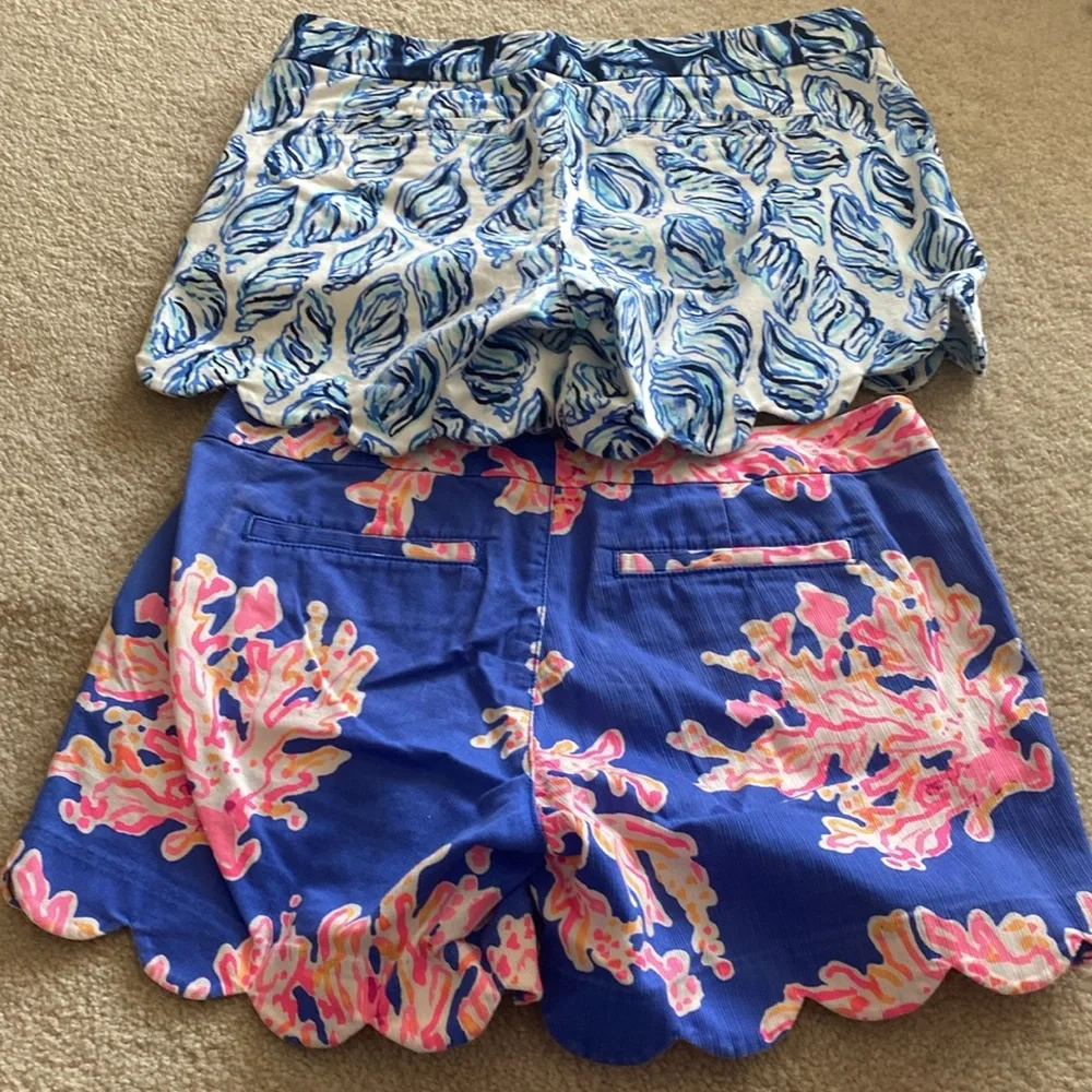 2 pair bundle lolly Pulitzer buttercup shorts - Picture 8 of 10